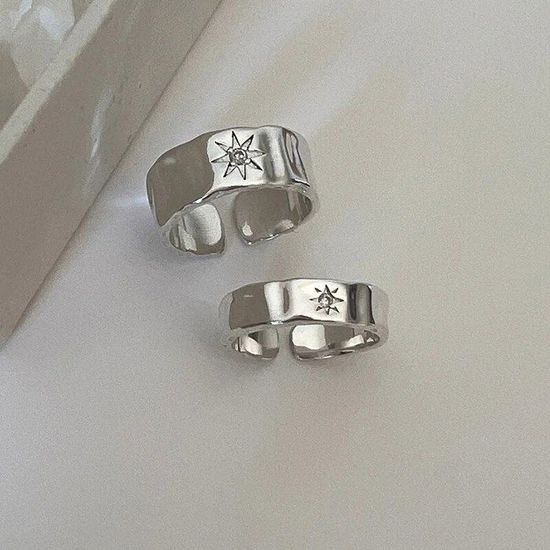 Bague De Couple OkkotsuYuta & OrimotoRika – Accessoire Cosplay 2 Pièces, Alliage De Zinc, Taille Unique, Cadeau Fan
