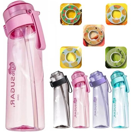 AirUp Gourde Pods Saveur Bouteille, 650ml Violet+5 Dosettes de Saveur
