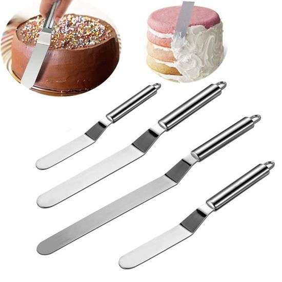 Rdeghly 3pcs cuisson grattoirs crème spatule outils de pâtisserie douce cuisine  grattoir, grattoir à crème, crème spatule 