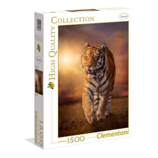 Puzzle - Clementoni - Tiger - 1500 pièces - Animaux - Pour enfants de 12 ans et plus