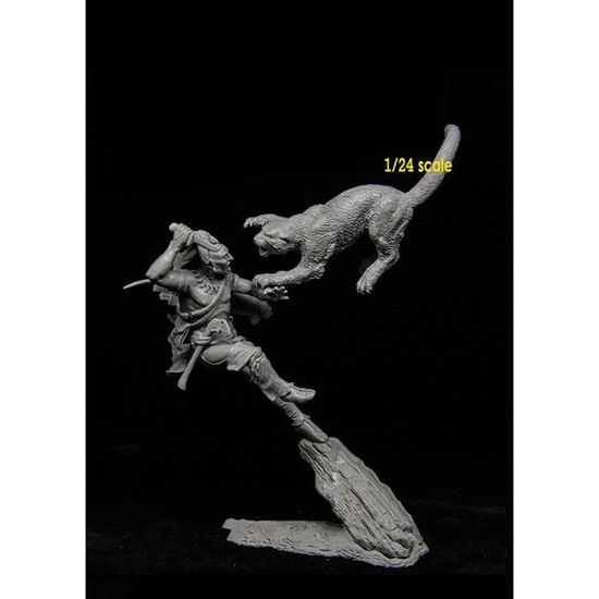 Figurine En Résine 1/24 "Destroyer Man" - Kit Non Assemblé, Non Peint - Pour Modélisme Et Peinture