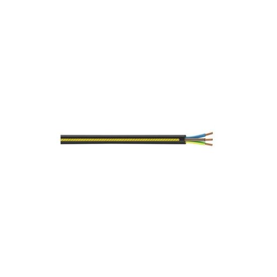 Electraline U-1000 R2V 3G2.5 Cable Coil - 5 Meter Length, Black - Power Supply Cable