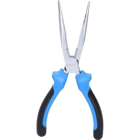 Pince à Bec Demi-Rond BRILLIANT TOOLS - 200mm | Coudée Pour Espaces Étroits | Acier Chrome Vanadium