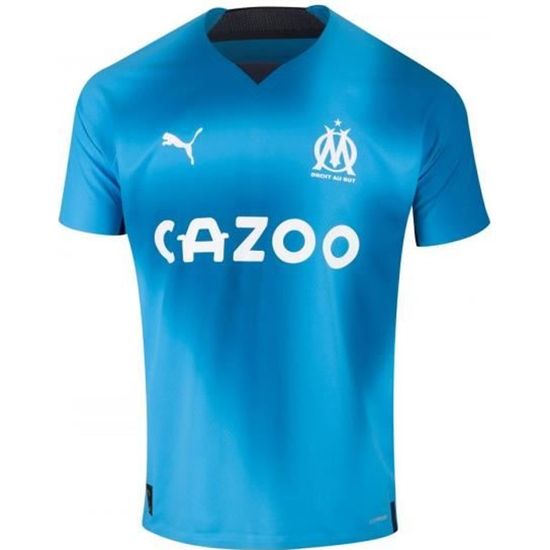 Puma Maillot De Foot OM Olympique De Marseille Home  With Sponsor Homme Blanc