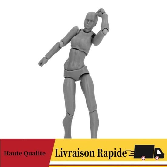 Mannequin Articulé C.D.C. Mollard Paris – 30cm – Type Action Joe – Occasion