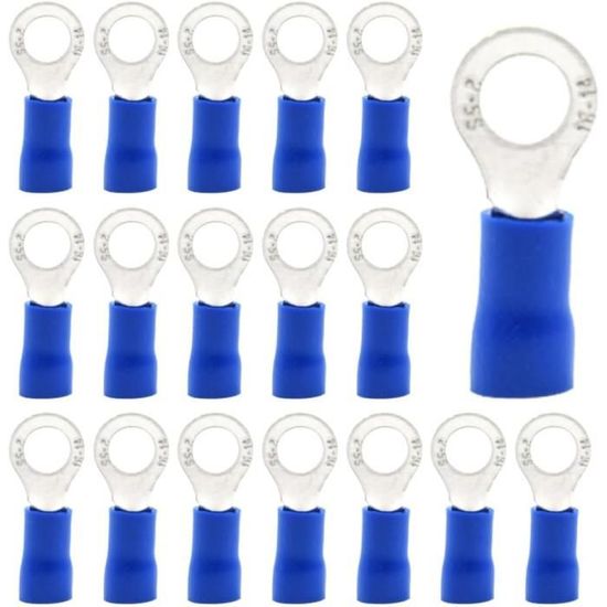 Lot de 100 connecteurs de câble Ethernet RJ45 en plastique souple pour