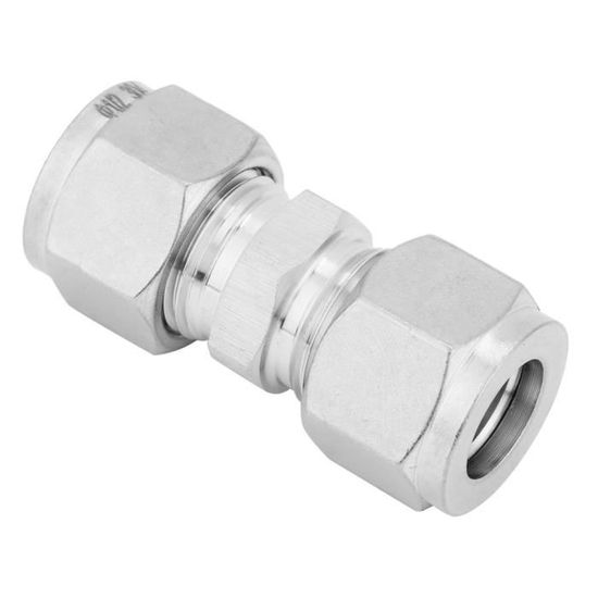 2 Raccords Double Virole 8 Mm Cuivre Nickelé – Pour Climatisation, Plomberie, Air – Installation Sans Soudure
