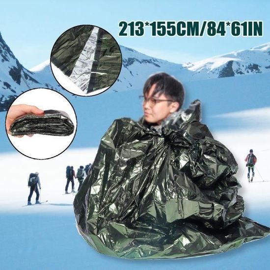 3 Ponchos De Survie Flintronic - 100x135 Cm, Imperméable, Thermique, Coupe-Vent | Pour Camping, Randonnée