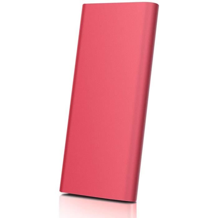 Mac Disque Dur Externe 2to USB3.1 Disque Dur Externe pour PC Ordinateur de Bureaup Wii U Xbox 2to, Bleu 