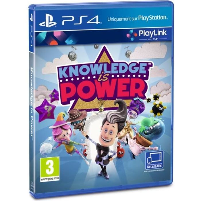 Knowledge is Power Jeu PS4Playlink