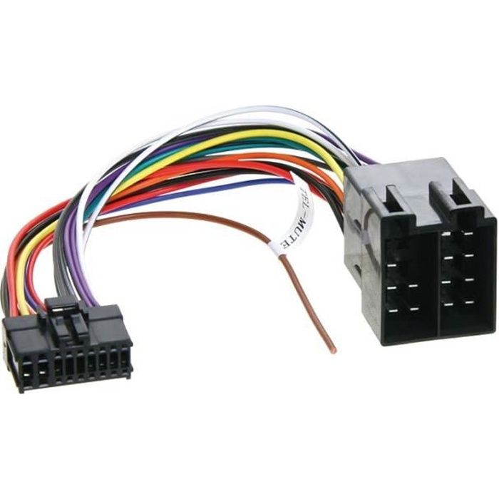Adaptateur autoradio cable-> ISO PIONEER 18 PIN