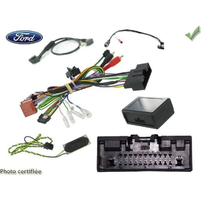 Interface Cde au volant Ford 08-16 Recup. son radard recul JVC - ADNAuto - ADN-CAV