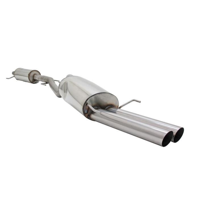 Ligne echappement Inox Opel Astra G Coupe / Cabriolet de 1998 a 2004