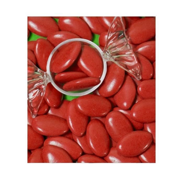 Dragées chocolat 70% cacao rouge 1 kg