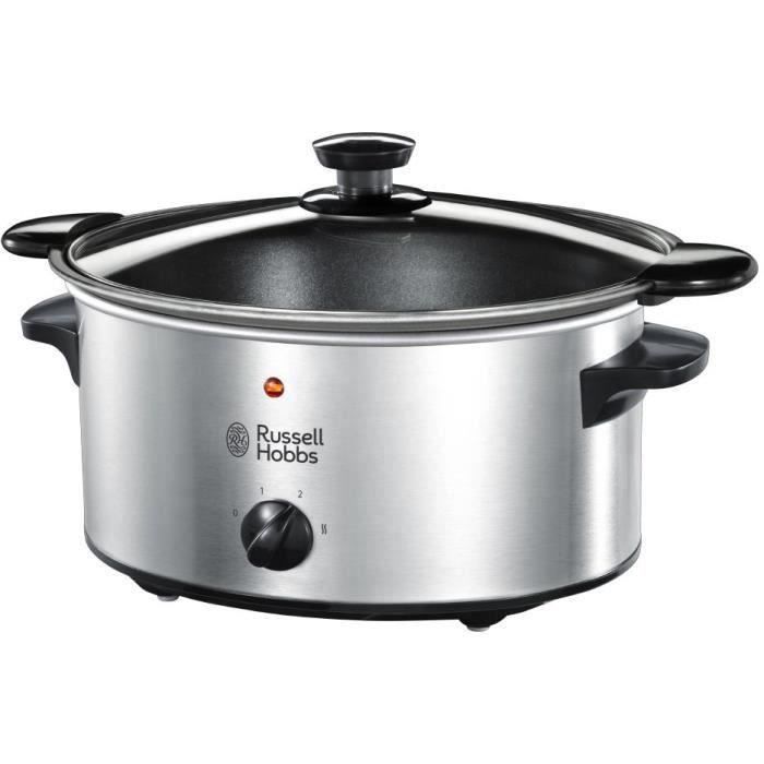 Russell Hobbs 22740-56 Mijoteur Electrique Inox 3,5L , Cuve Amovible, 3 Programmes