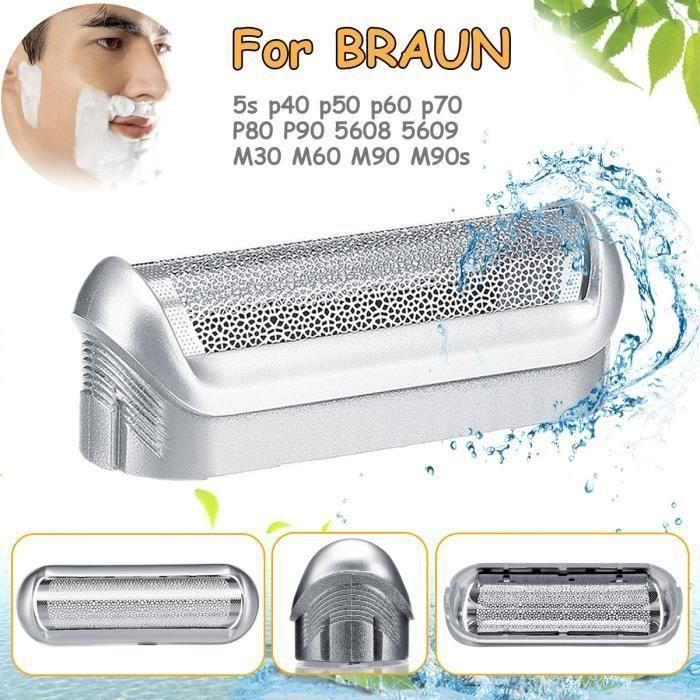 TEMPSA Grille Rasage Rasoir Remplacement Pour BRAUN 5S P40 P50 P60 P70 P80 P90 5608 5609 M30 M60 M90 M90s