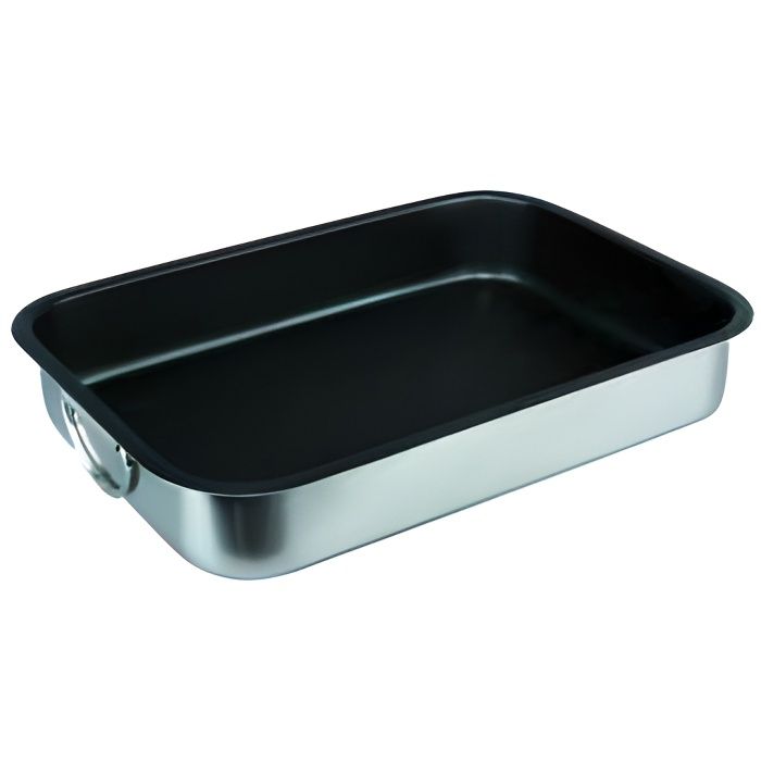 Plat a rotir inox 40x28x7 cm