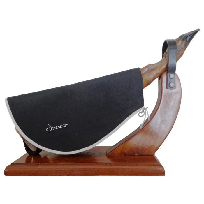 Jamonprive Couvre Jambon de Couleur Noire | Idéal pour Couvrir Le Jambon Serrano ou Ibérique, Le Jambon de Bayonne et Le Prosciutto