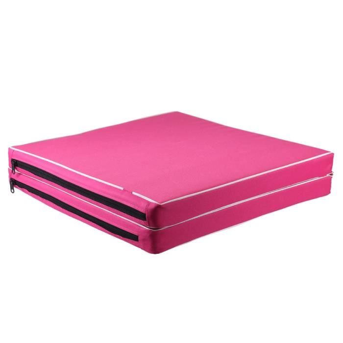 Tapis de sol,Tapis de sol pliable pour la maison, 100x50x5cm, tapis de danse, Yoga, gymnastique, Pilates, Judo - Type Pink-50*90 cm