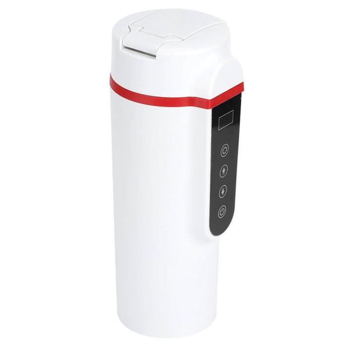 Tasse de chauffage de voiture à température réglable, bouilloire électrique matérielle de PC de catégorie comestible, écran
