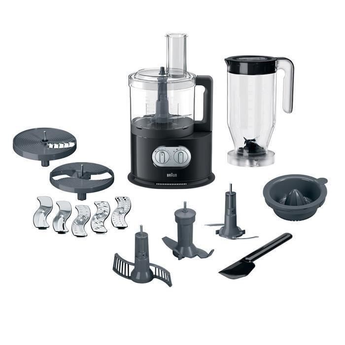 BRAUN FP5150BK Robot multifonction - Noir
