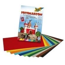 FOTOKARTON 22X33CM FARBIG SORT.10BLATT