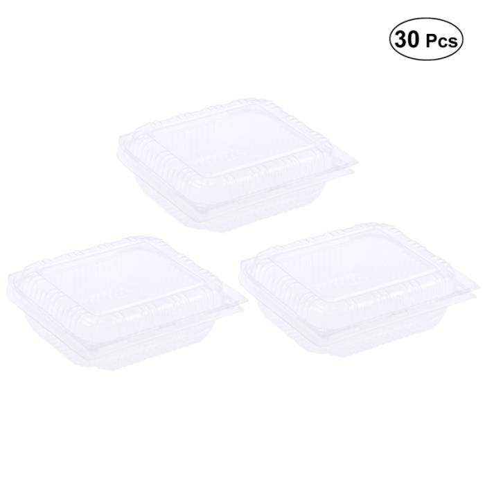 30 pièces boîte en plastique à charnière Transparent clair organisateur de stockage étui MINIATURE FIGURINE - MINIATURE CHARACTER