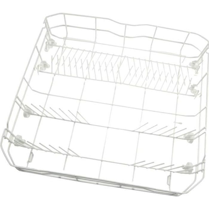 Panier de lave vaisselle inférieur blanc - Lave-vaisselle - PROLINE, TECNOLEC, CONTINENTAL EDISON, CURTISS, URANIA (18733)