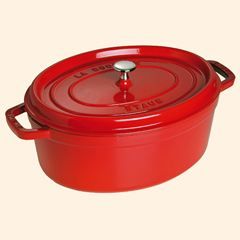 STAUB 405098300 - Cocotte ovale - Ø 23 cm - Cerise