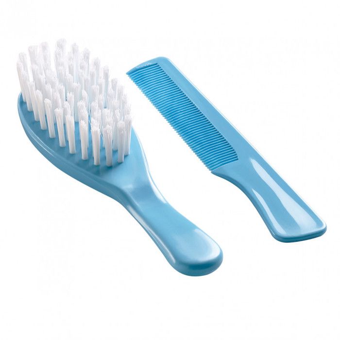 THERMOBABY Brosse et peigne - Bleu turquoise