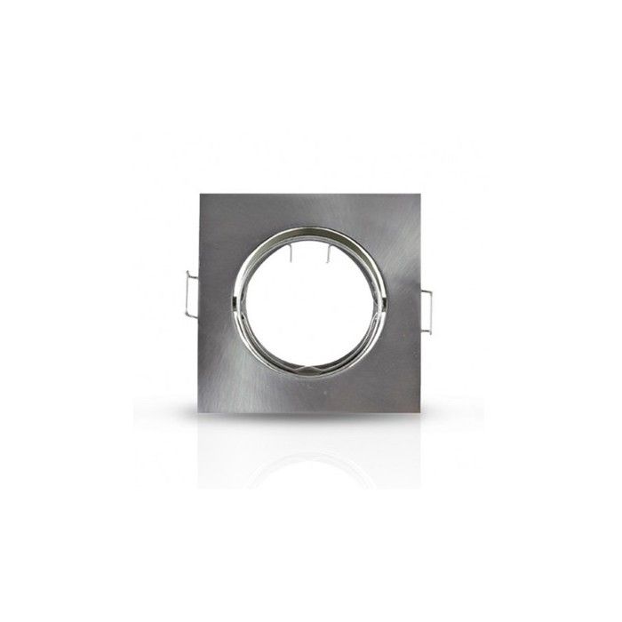 Support Spot LED Carré 84 Argent