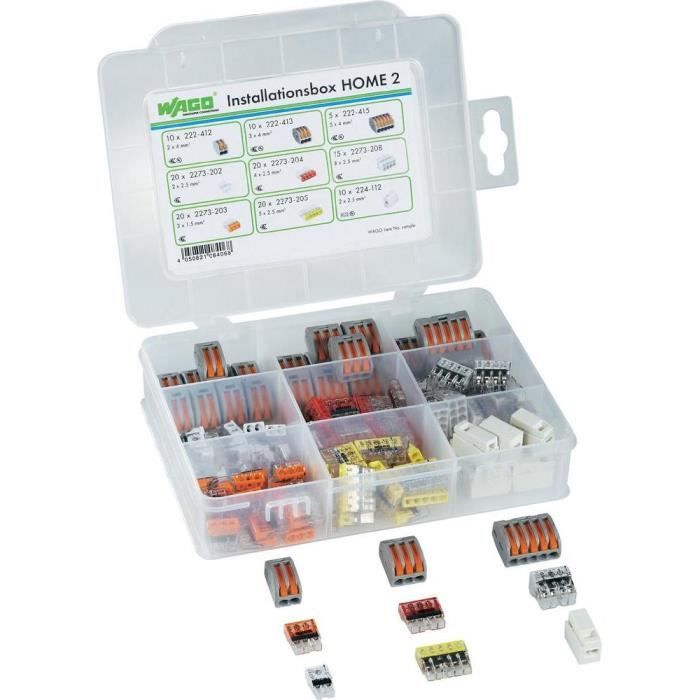 Coffret de bornes de connexion Home 2 WAGOConte…