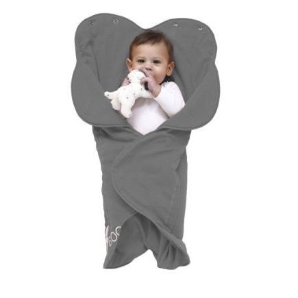 Couverture Fleur d'été Gris WALLABOO
