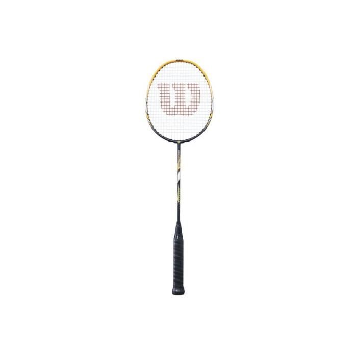 Raquette badminton Wilson Recon P1600 - jaune fluo/gris - 4