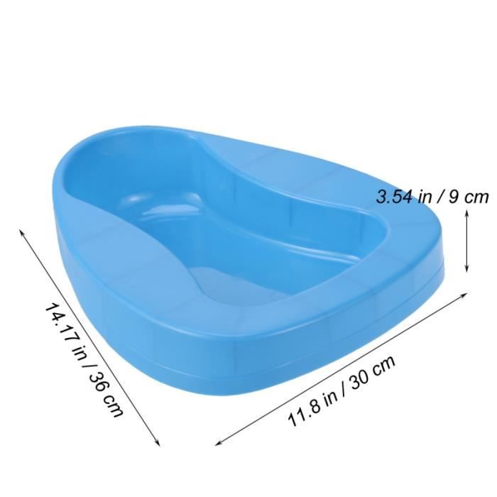 1 pc bassin de lit réutilisable épaissi Anti-éclaboussures Durable pan cuvette de toilette BASSIN DE LIT - URINAL - CHAISE PERCEE