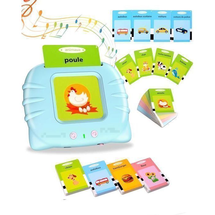 Cartes éducatives pour Jeunes Enfants de 2 à 6 Ans, Jeux Enfant 3 Ans,  Flash Jouets préscolaires pour écouter et Apprendre 224 Mots - Cdiscount  Jeux - Jouets