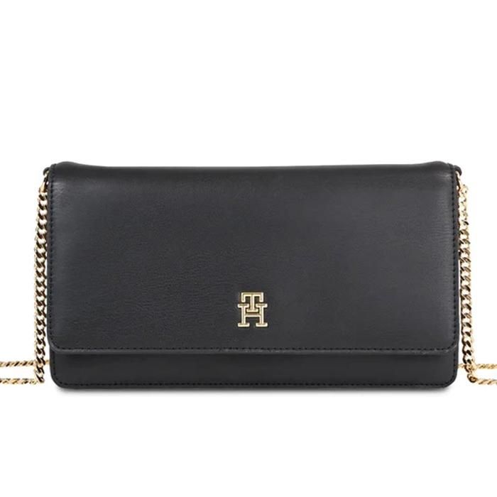 Sac Bandoulière Noir Femme Tommy Hilfiger Refined Chain