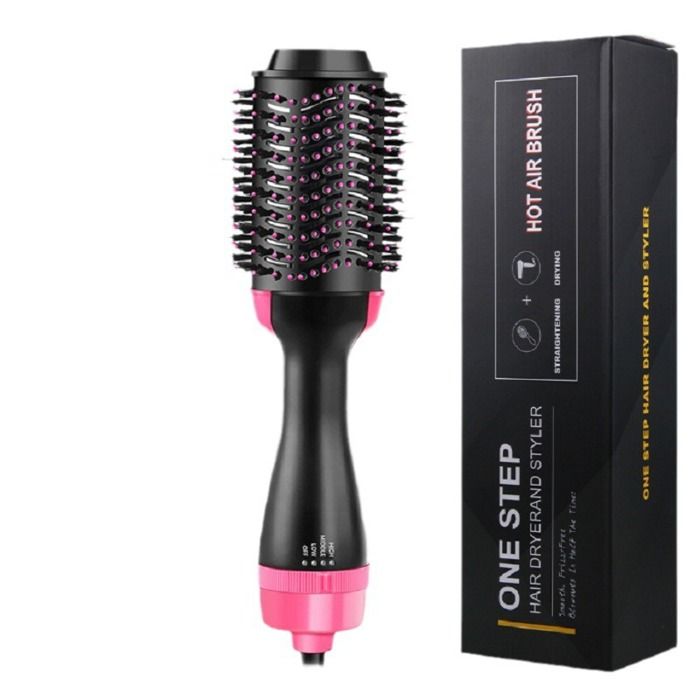 Peigne à lisser chauffant peigne à lisser sèche-cheveux et brosse à lisser peigne électrique une étape Salon de coiffure