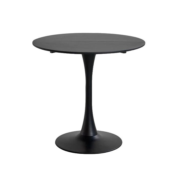 Table Ronde, Style Moderne, Petite Table de Balcon, 80CM-noir ...