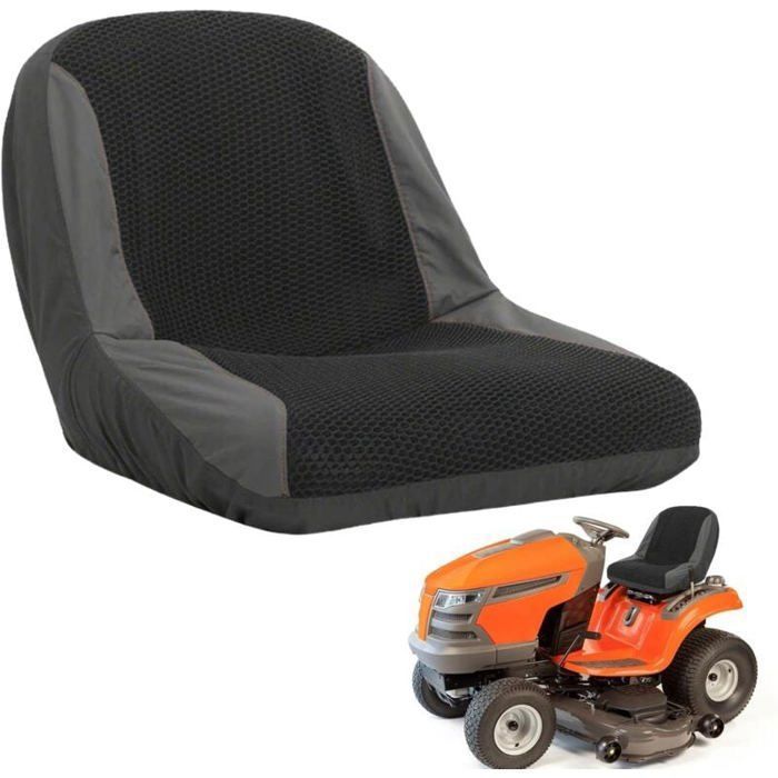 Housse De Siège étanche Pour Tondeuse Autoportée - Tissu Oxford, Dimensions ~50x35x39 Cm - Protection Anti-UV Et Pluie