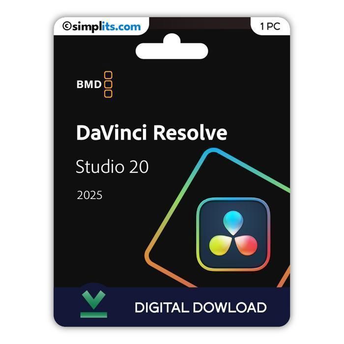 DaVinci Resolve Studio 20 v2025 (Windows) - Activation Perpétuelle