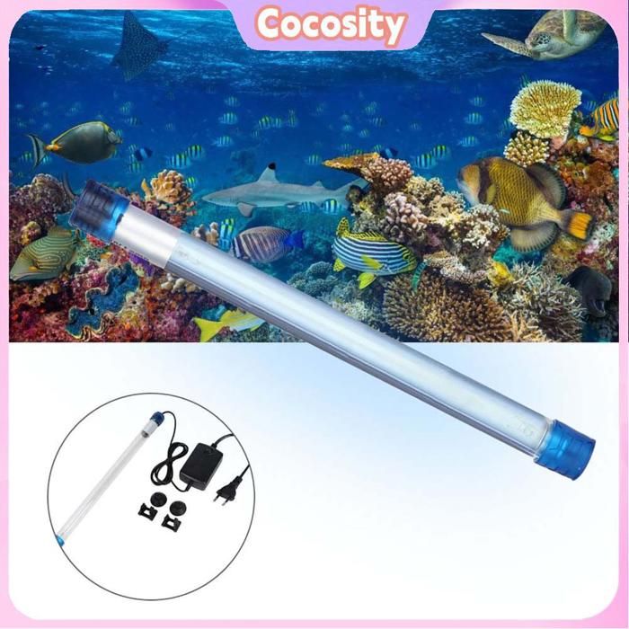 Comparer les prix de Cocosity Lumière UV submersible Lampe UV submersible de destruction de bactéries dalgues pour aquarium animalerie eclairage