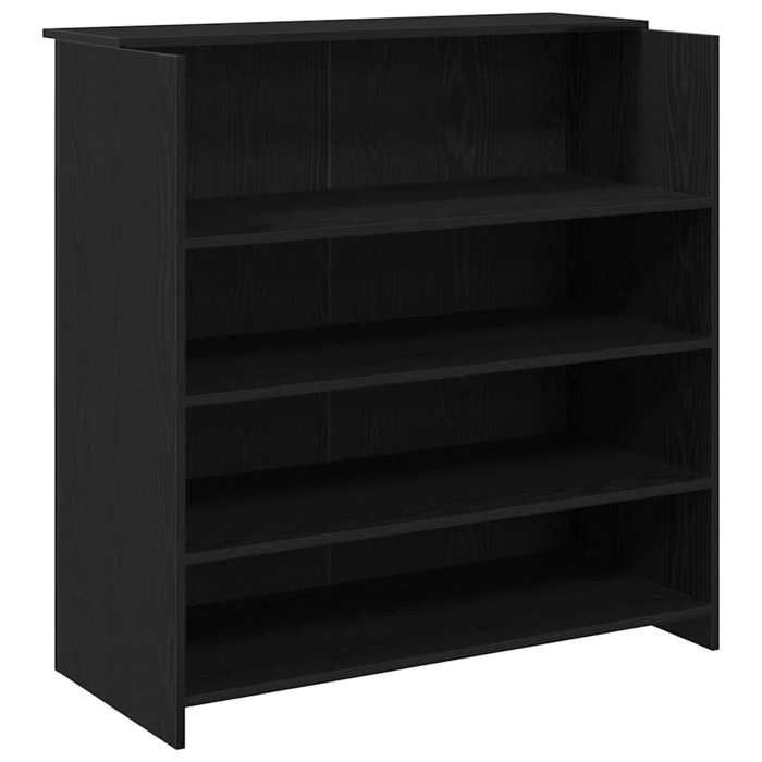 SpringSale*BUREAU de travail minimaliste Table décriture à domicileUNIQUENoir - de réception Chêne noir 100x50x103 5 cm Bois din