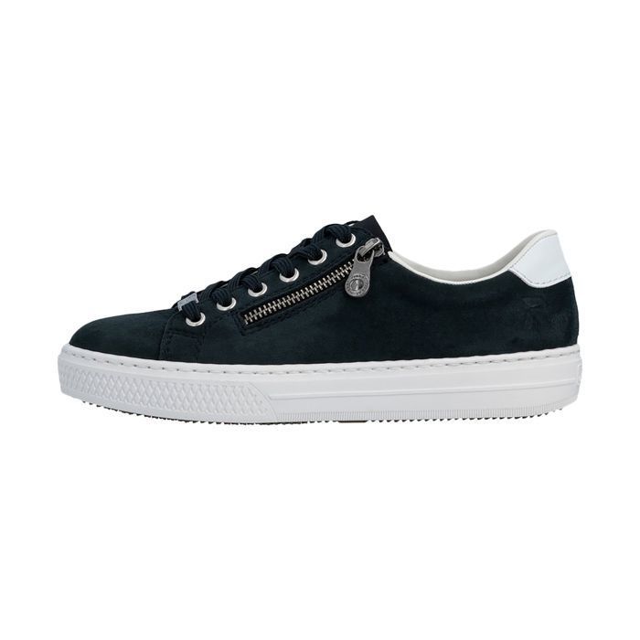 Rieker Basket Cuir Zip Rieker Manila - Bleu