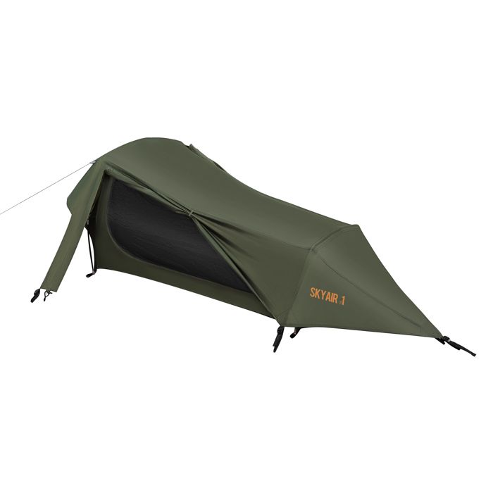 Tente ultralégère de randonnée - NILS CAMP - NC2501 - 1 personne - 18 kg - 270x170/80x70/40 cm - Imperméabilité 3000 mm