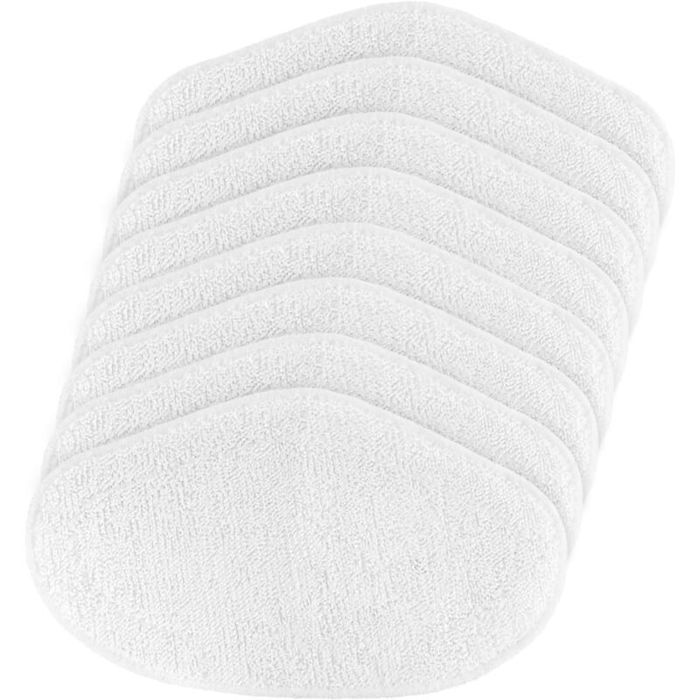 Lot De 8 Lingettes Pour Polti Vaporetto Sv440, Vadrouilles De Rechange Lavables Pour Sv440 Sv450 Smart 100 T 92574479 Lot De 8 Lingettes Pour Polti Vaporetto Sv440, Vadrouilles De Rechange Lavables Pour Sv440 Sv450 Smart 100 T 92574479