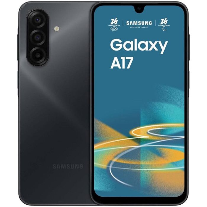 Samsung Galaxy A17 Smartphone 67 Super AMOLED 4GB RAM 128GB 4G LTE Dual SIM Tripla Fotocamera 50MP Batteria 5000mAh Nero