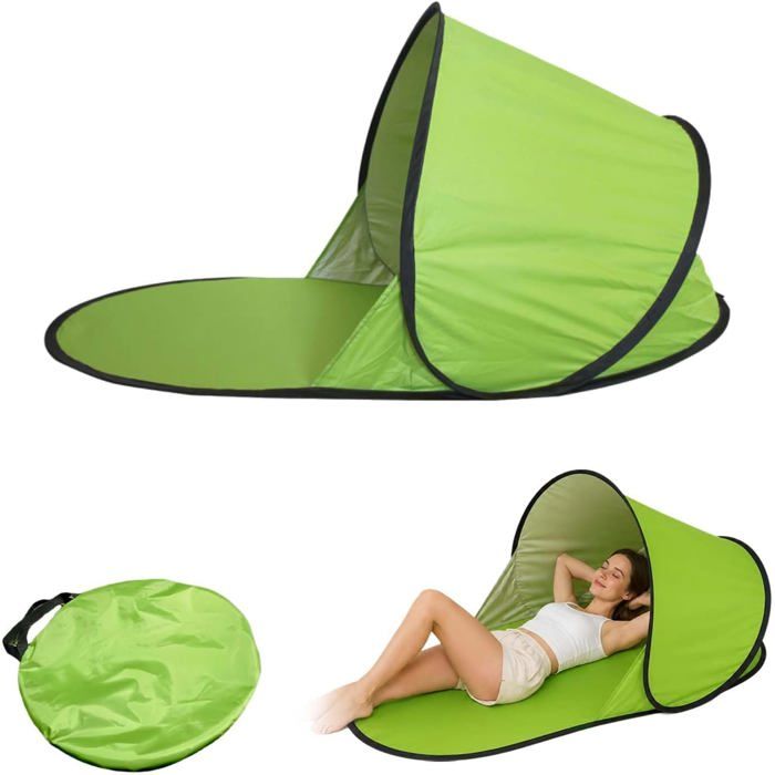 142 72 60 cm Tentedeplageportable Tente de Plage pour Voyage Abri de Plage extérieur Tente de Plage Pop-up Convient aux familles