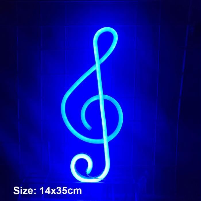 Veilleuse LED note de musique personnalisée - France