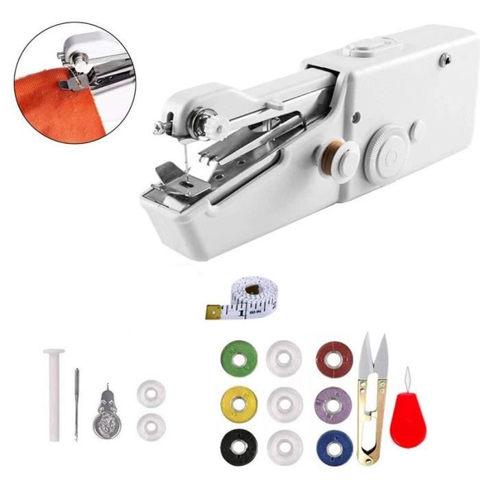 Fixateur Rapide De Vêtements Stitchy - Mini Machine à Coudre Portative Avec 2000 Attaches Et 100 Boutons - Réparation Instantanée
